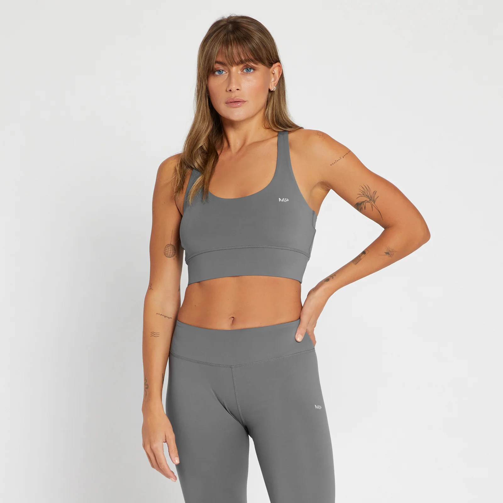 MP Women's Repeat MP Training Racerback Bra - Carbon - XXS Bilde 1