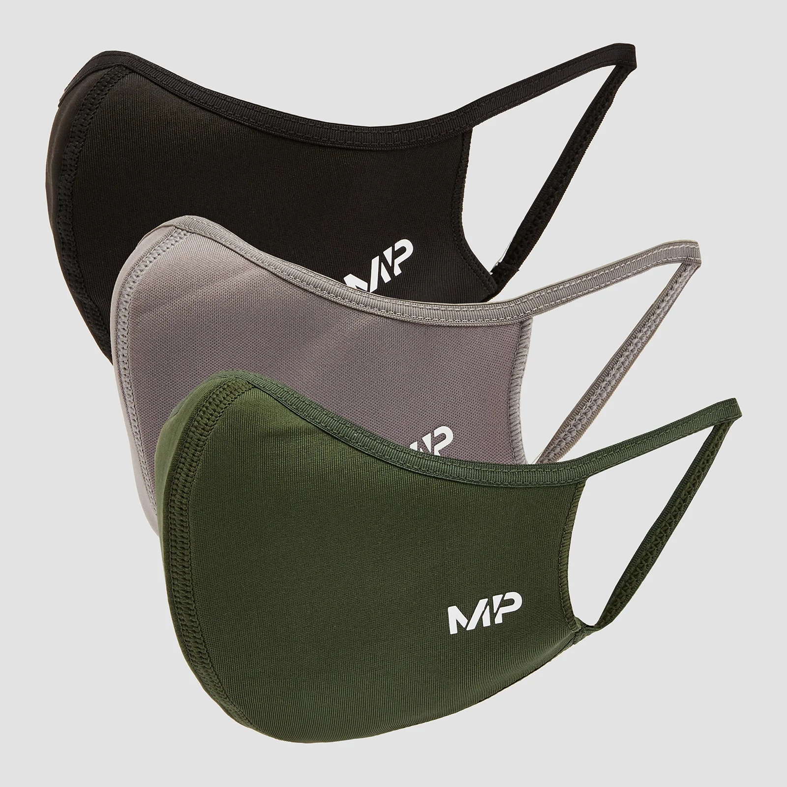 MP Curve Mask (3 Pack) - Black/Leaf Green/Carbon - S/M Bilde 1