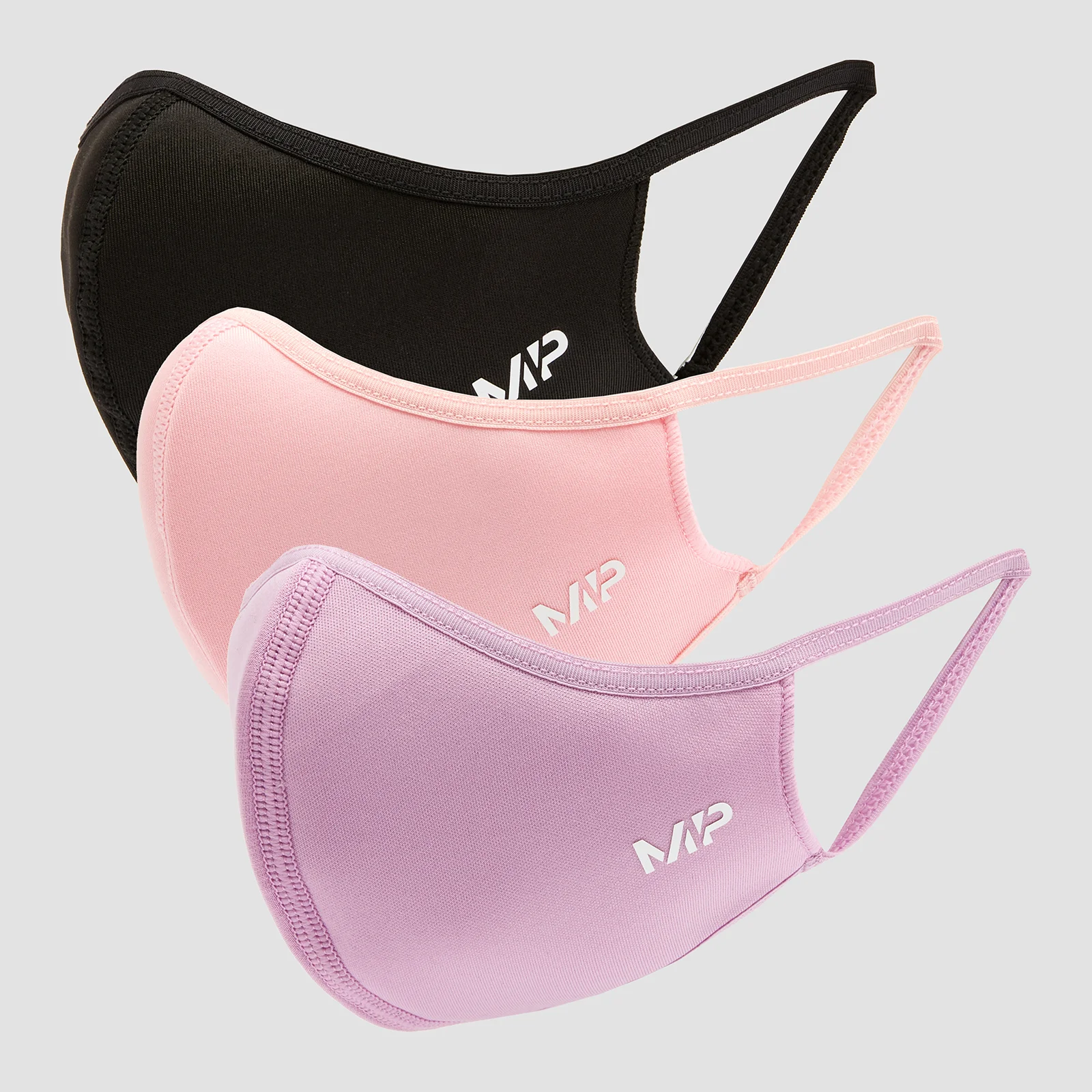 MP Curve Mask (3 Pack) - Black/Geranium Pink/Lilac - S/M Bilde 1