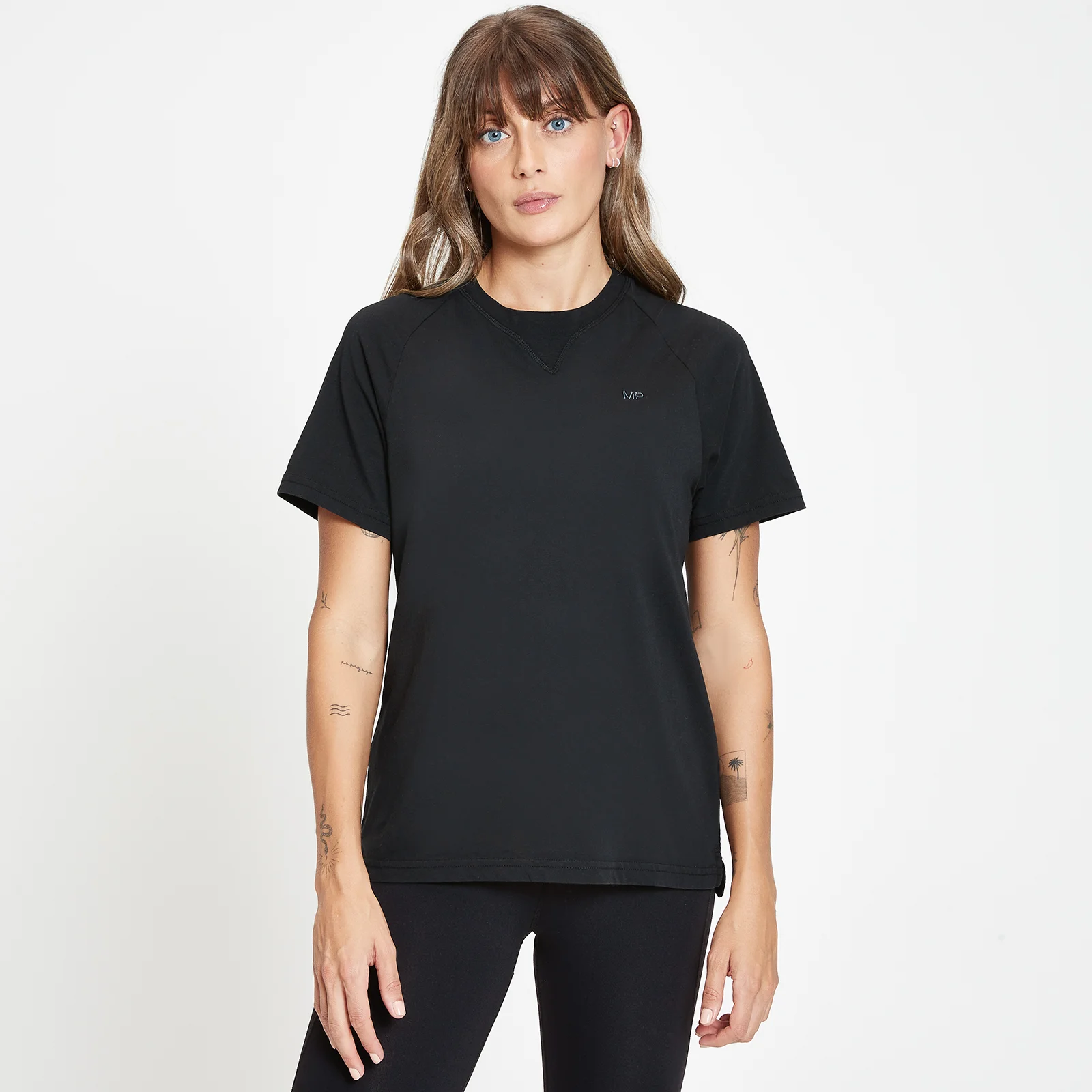 MP Women's Rest Day Longline T-Shirt - Black - XXS Bilde 1