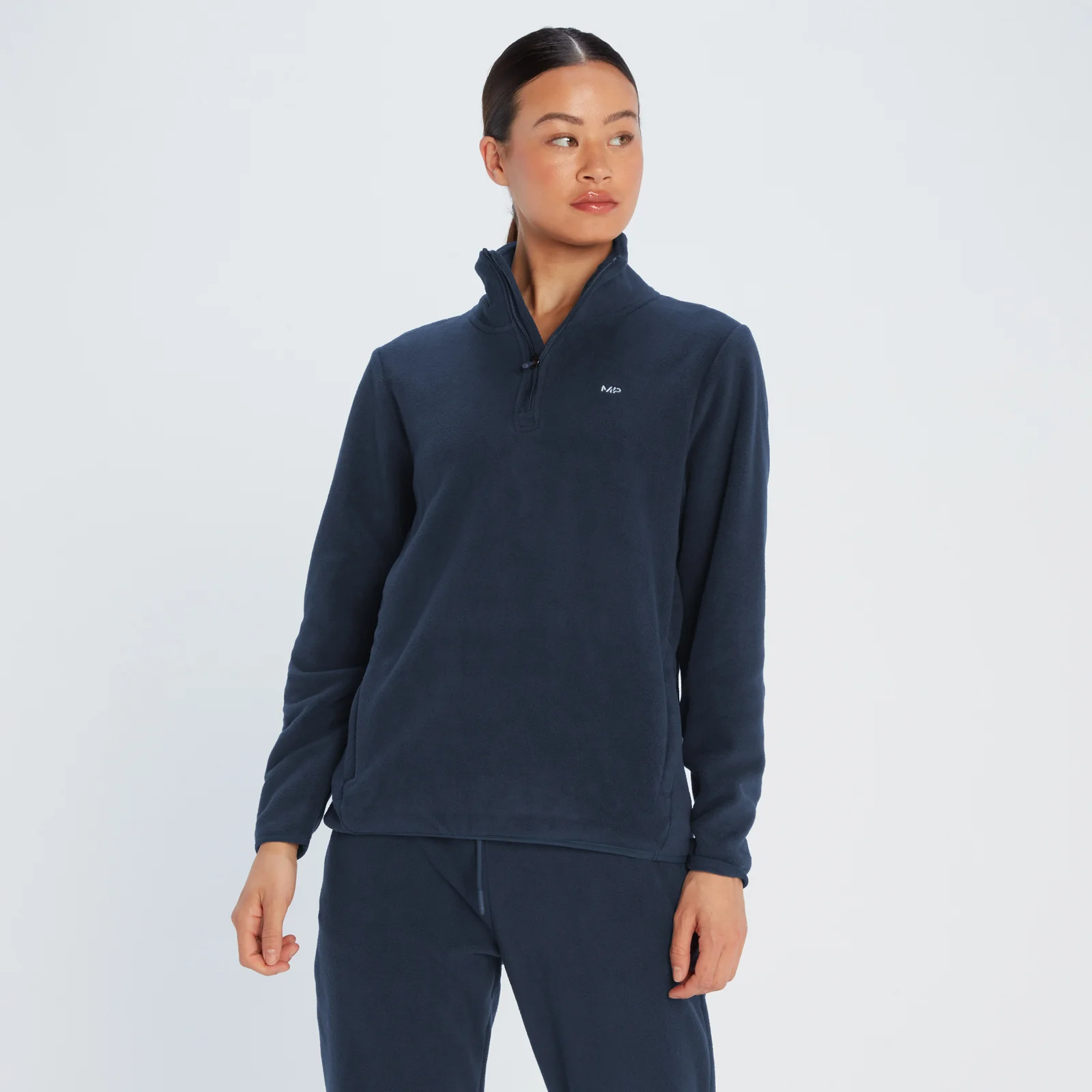 MP Women's Rest Day 1/4 Zip Fleece - Navy - XXS Bilde 1