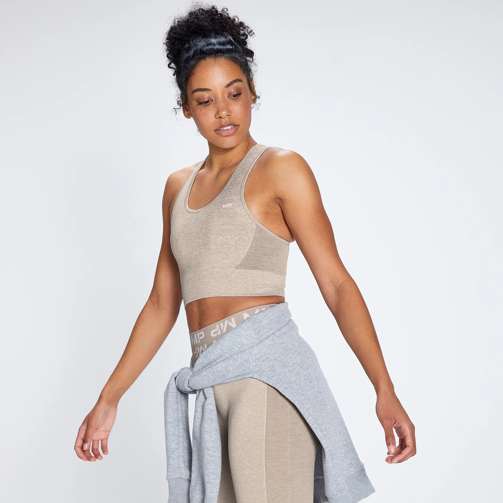 MP Women's Curve Sports Bra - Sesame - XXS Bilde 1