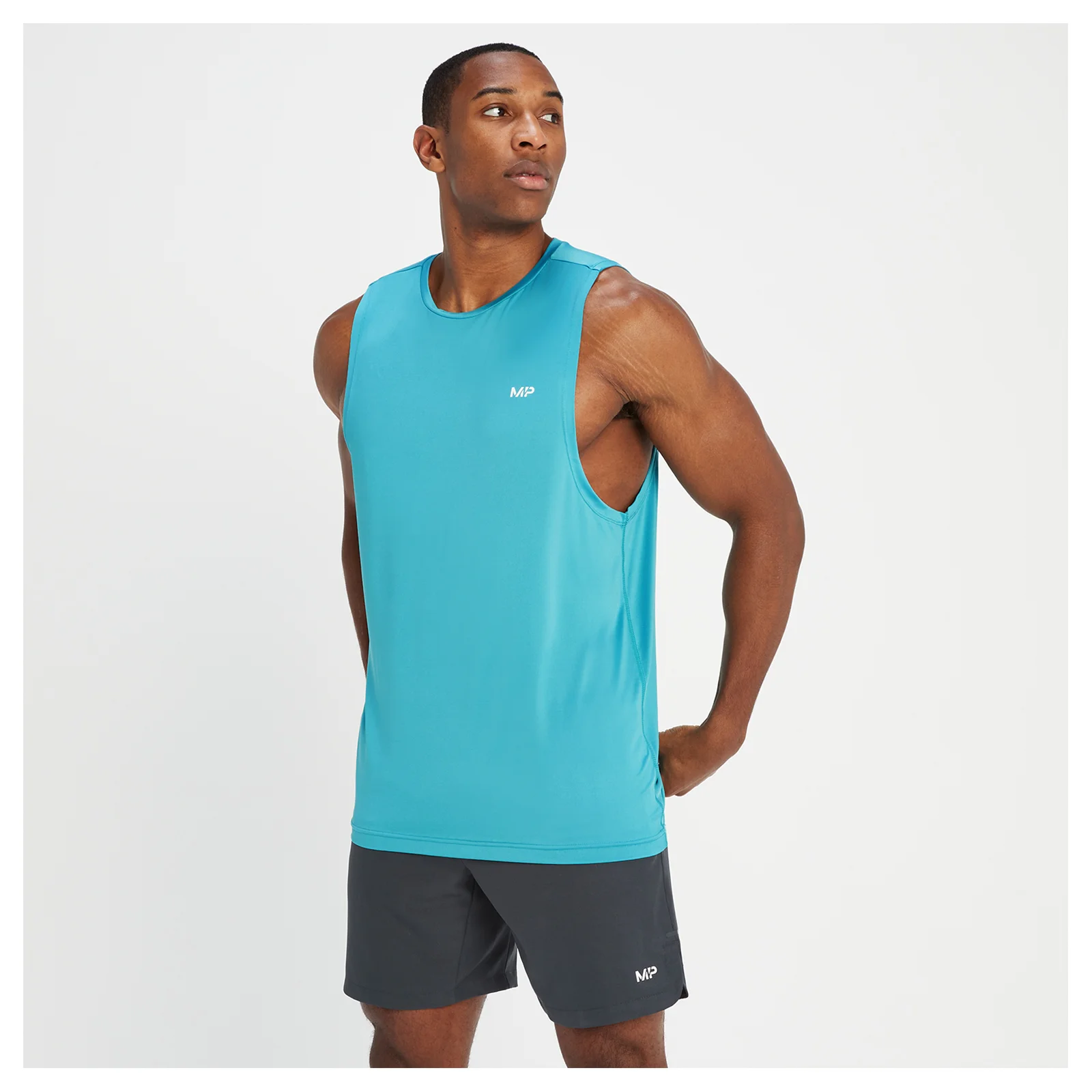 MP Men's Training Tank Top - Aqua - XXS Bilde 1