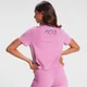 MP Retro Move kort topp med korte ermer for damer – rosa