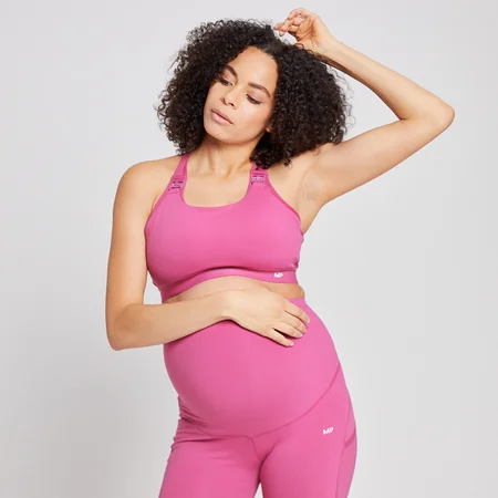 MP Women's Power Maternity/Nursing Sports Bra - Sangria