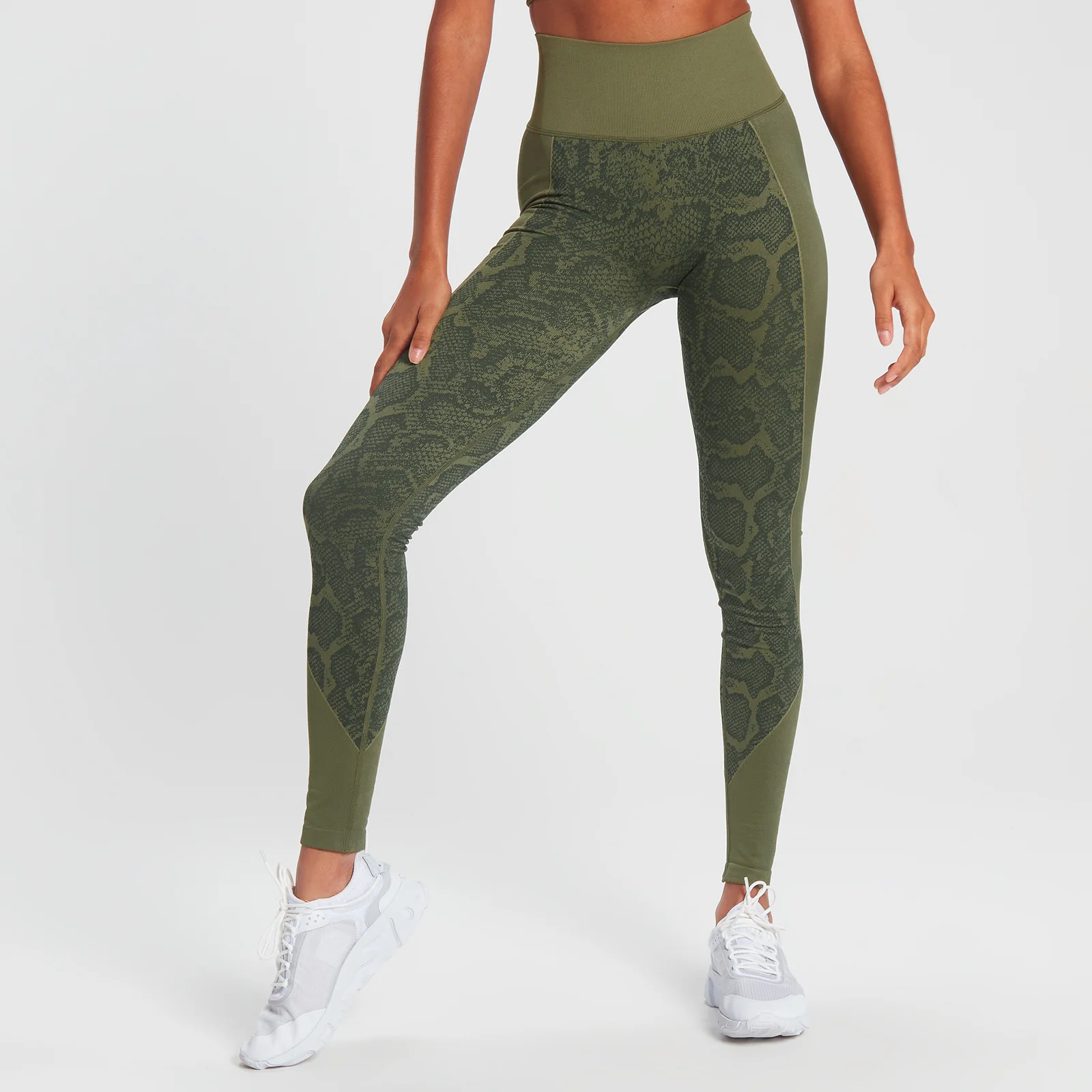 MP Snake Seamless Leggings - Green - XS Bilde 1