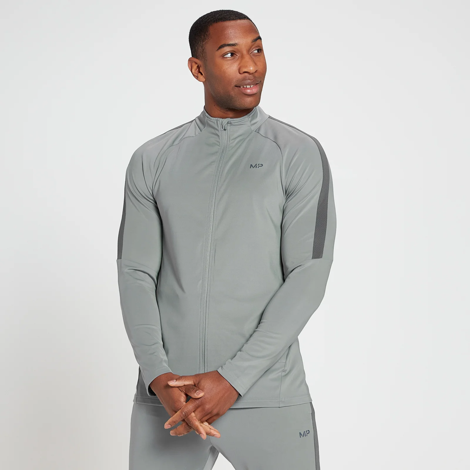 MP Men's Tempo Track Top - Storm - XXS Bilde 1