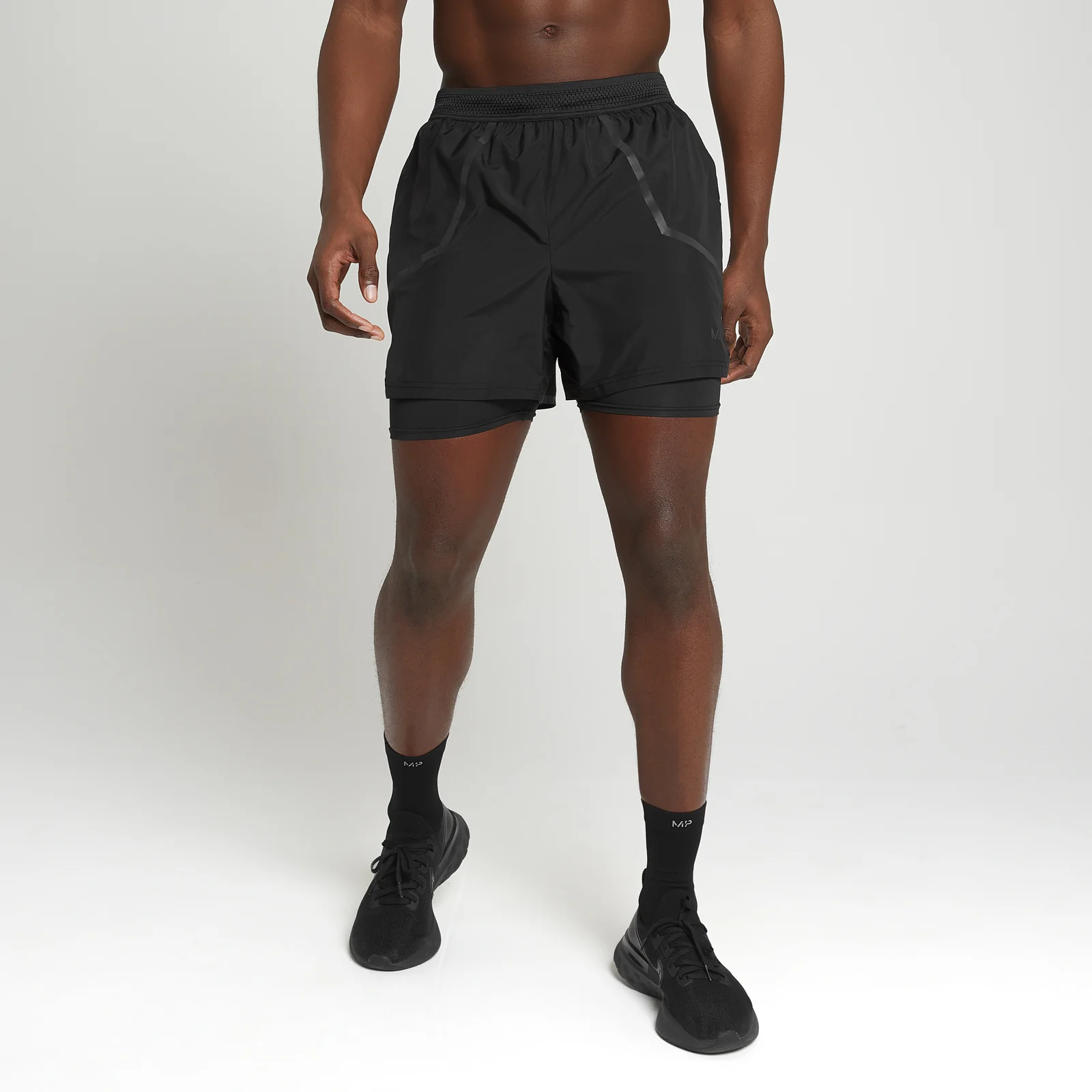 MP Men's Velocity Ultra 2 In 1 Shorts - Black - XXS Bilde 1