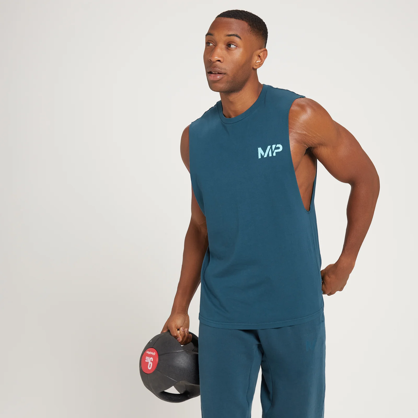 MP Men's Adapt Washed Tank Top - Dust Blue - XXS Bilde 1