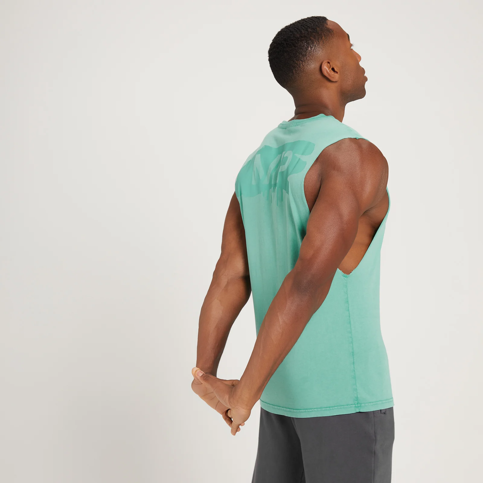 MP Men's Adapt Washed Tank Top - Smoke Green - XXXL Bilde 1