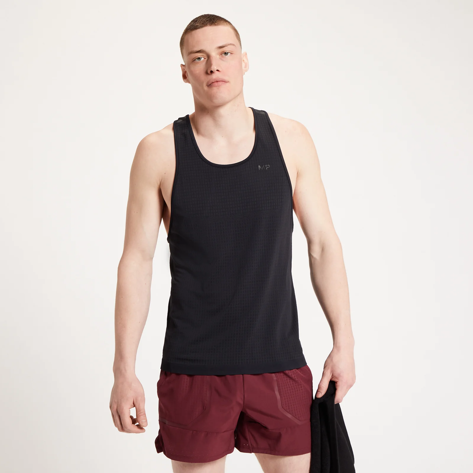 MP Men's Tempo Ultra Seamless Vest - Black - XXS Bilde 1