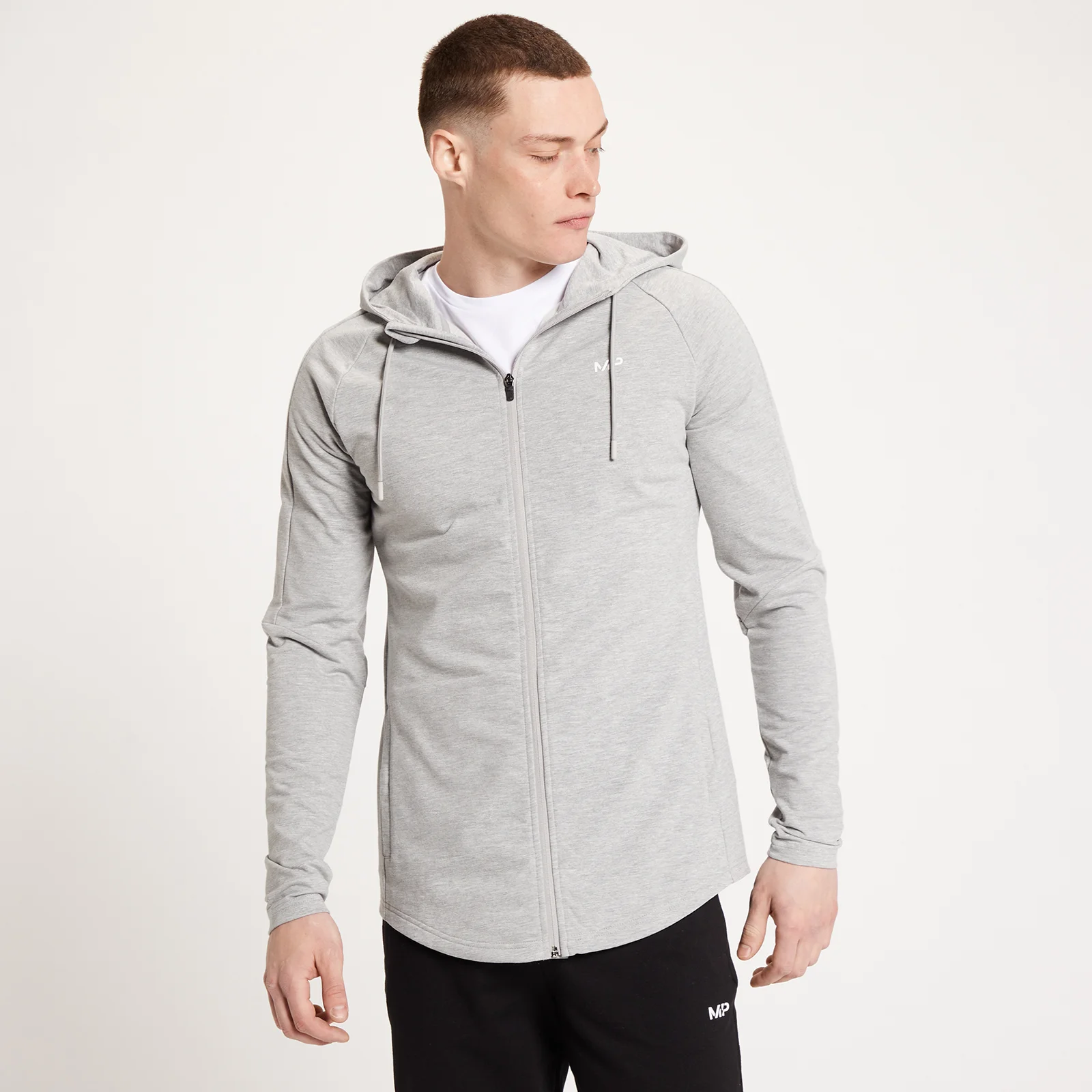 MP Men's Form Zip Up Hoodie - Storm Marl - XXS Bilde 1