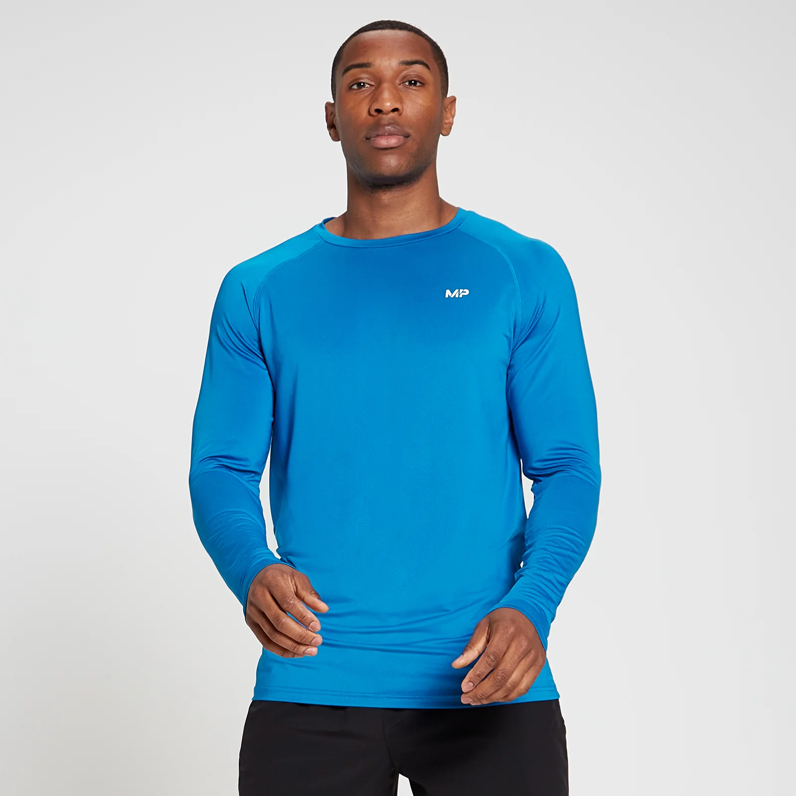 MP Men's Training Long Sleeve Top - True Blue - XXS Bilde 1