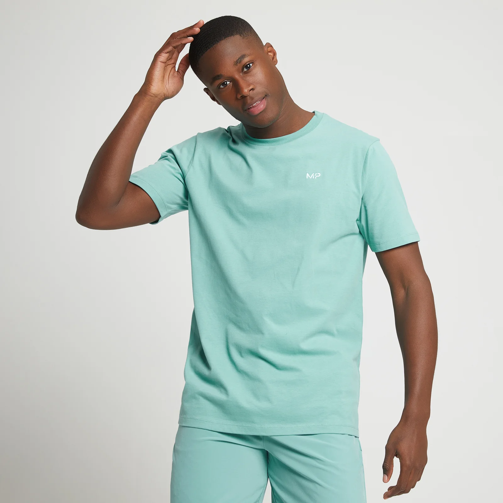 MP Men's Rest Day Short Sleeve T-Shirt - Smoke Green - XXS Bilde 1