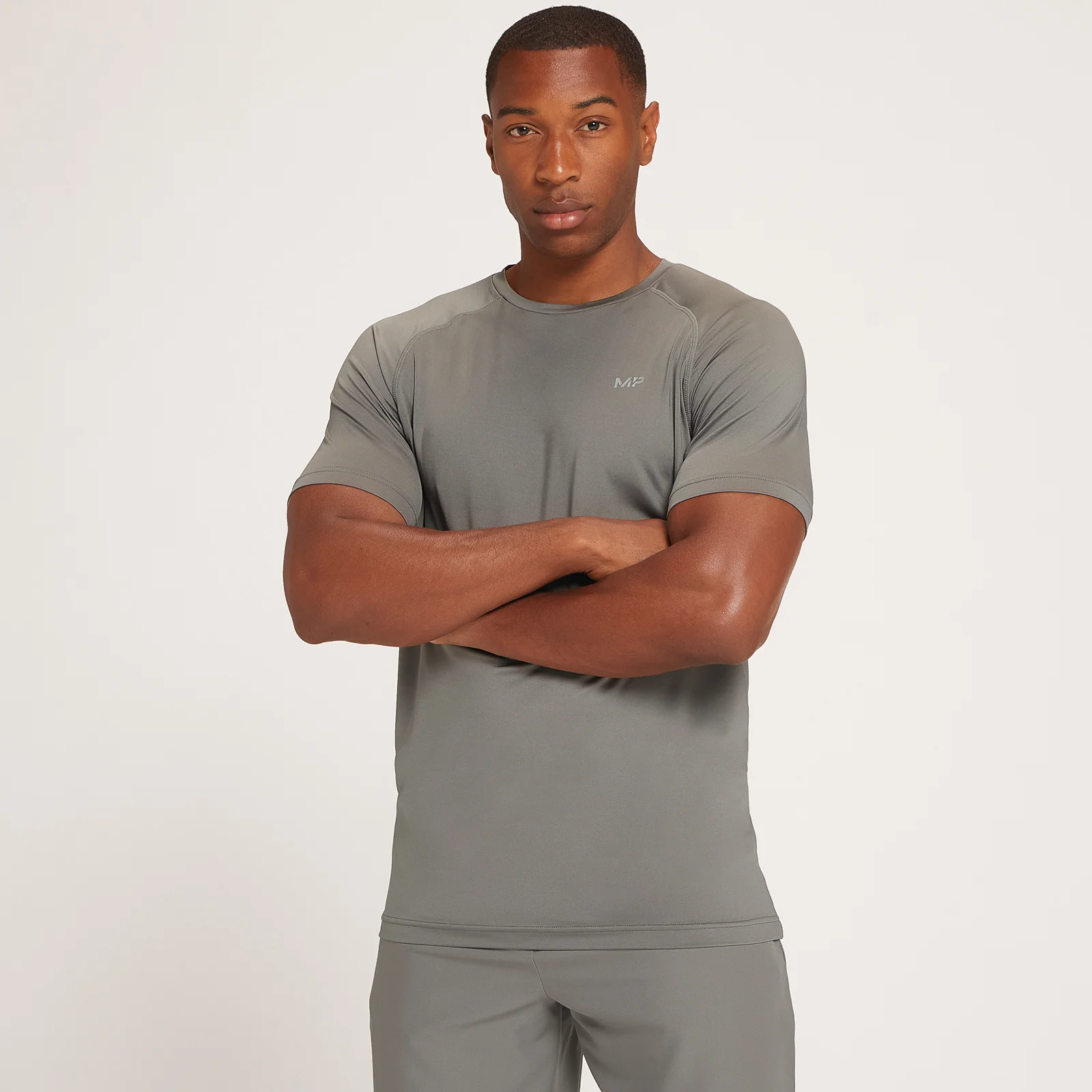 MP Men's Repeat MP Graphic Training Short Sleeve T-Shirt - Carbon - XXS Bilde 1