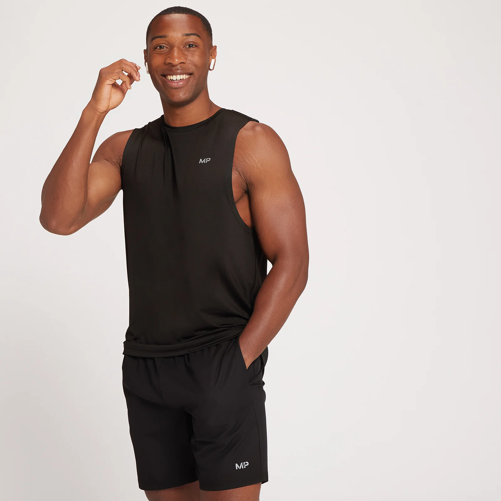 MP Men's Repeat MP Graphic Training Tank Top - Black - XXS Bilde 1