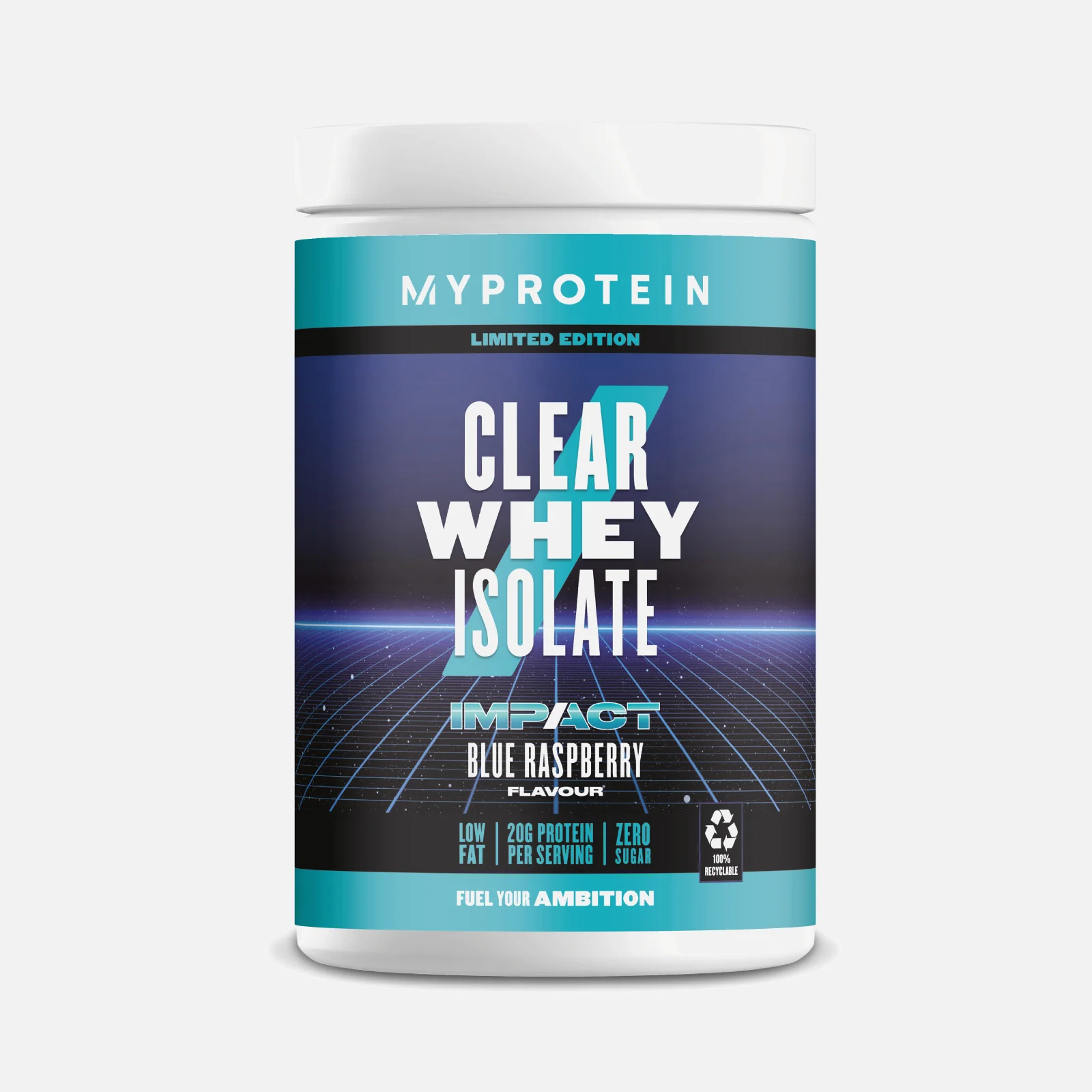 Clear Whey Isolate - Blue Raspberry Bilde 1