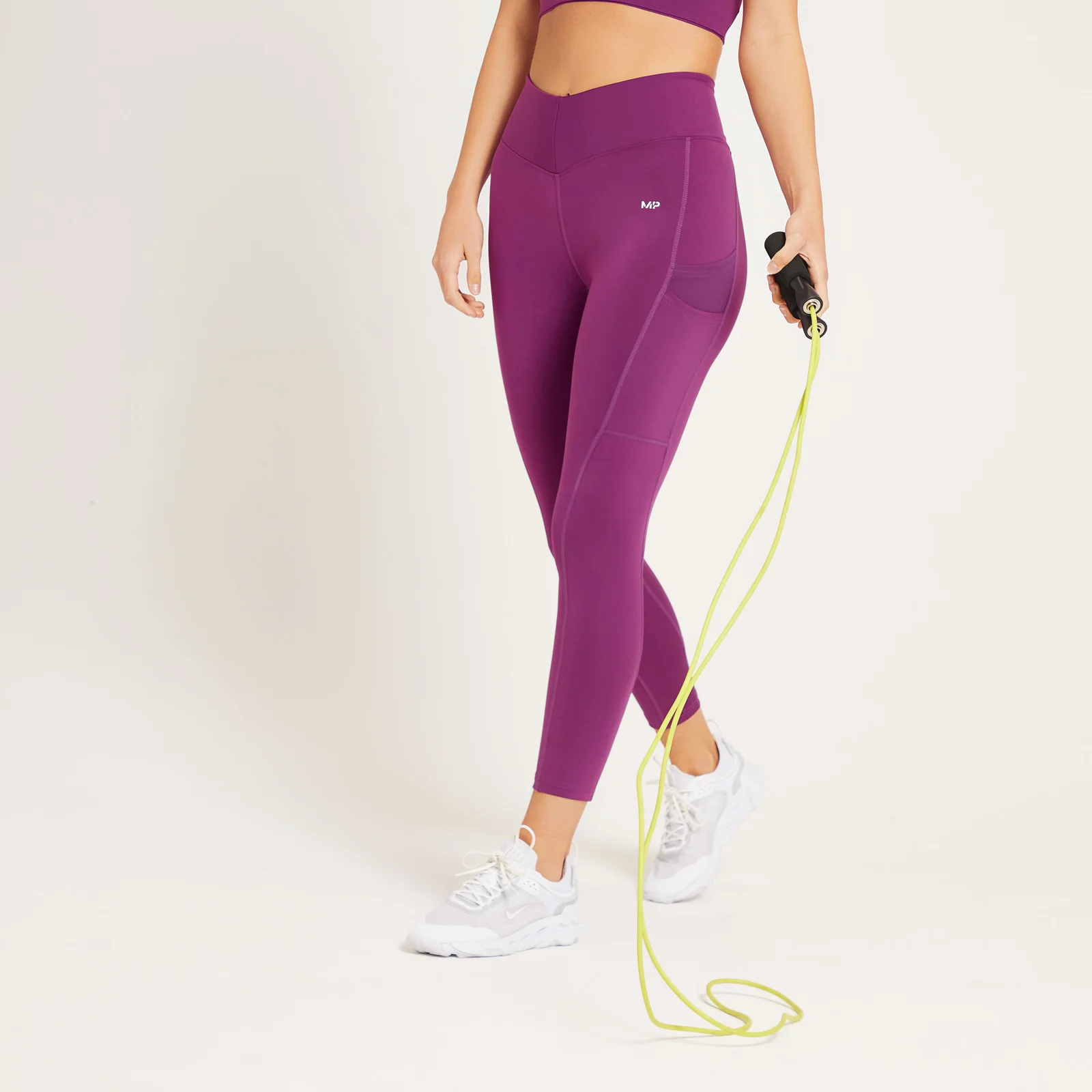 MP Women's Tempo 7/8 Leggings  - Purple - XXS Bilde 1