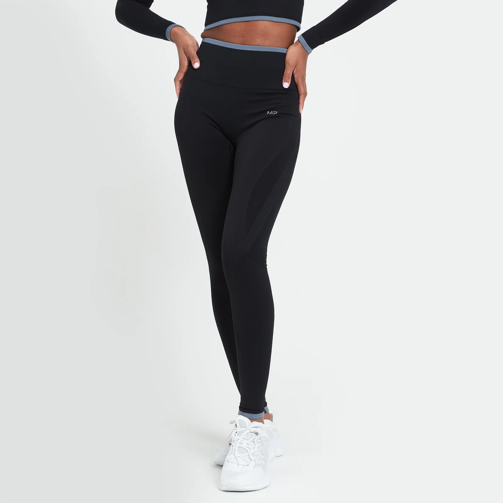 MP Women's Adapt Seamless Leggings - Black - XXS Bilde 1
