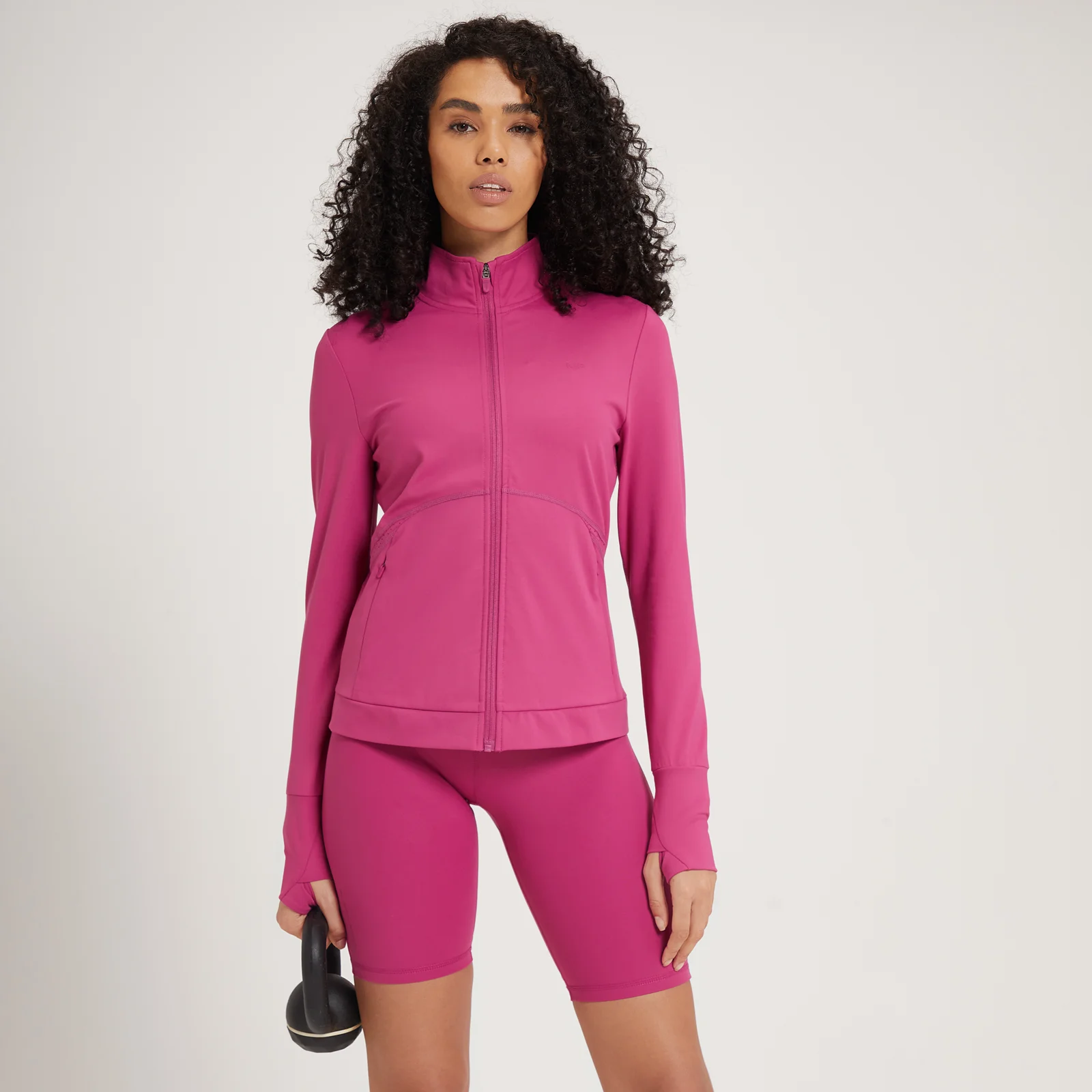 MP Women's Power Ultra Regular Fit Jacket - Sangria - XXS Bilde 1