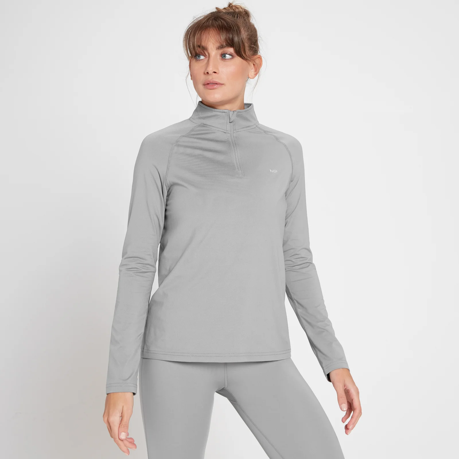 MP Women's Velocity 1/4 Zip - Storm - XXS Bilde 1