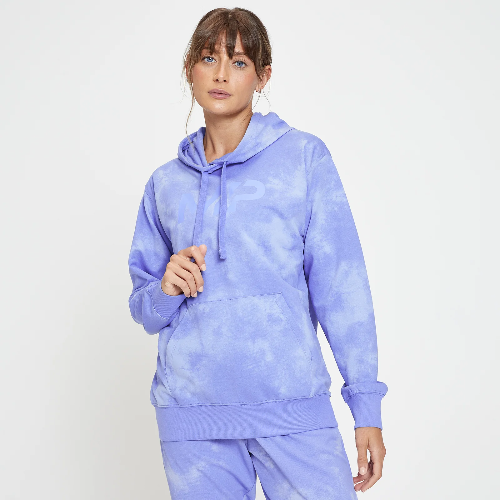 MP Women's Composure Tie Dye Hoodie - Chalk Purple - XXS Bilde 1