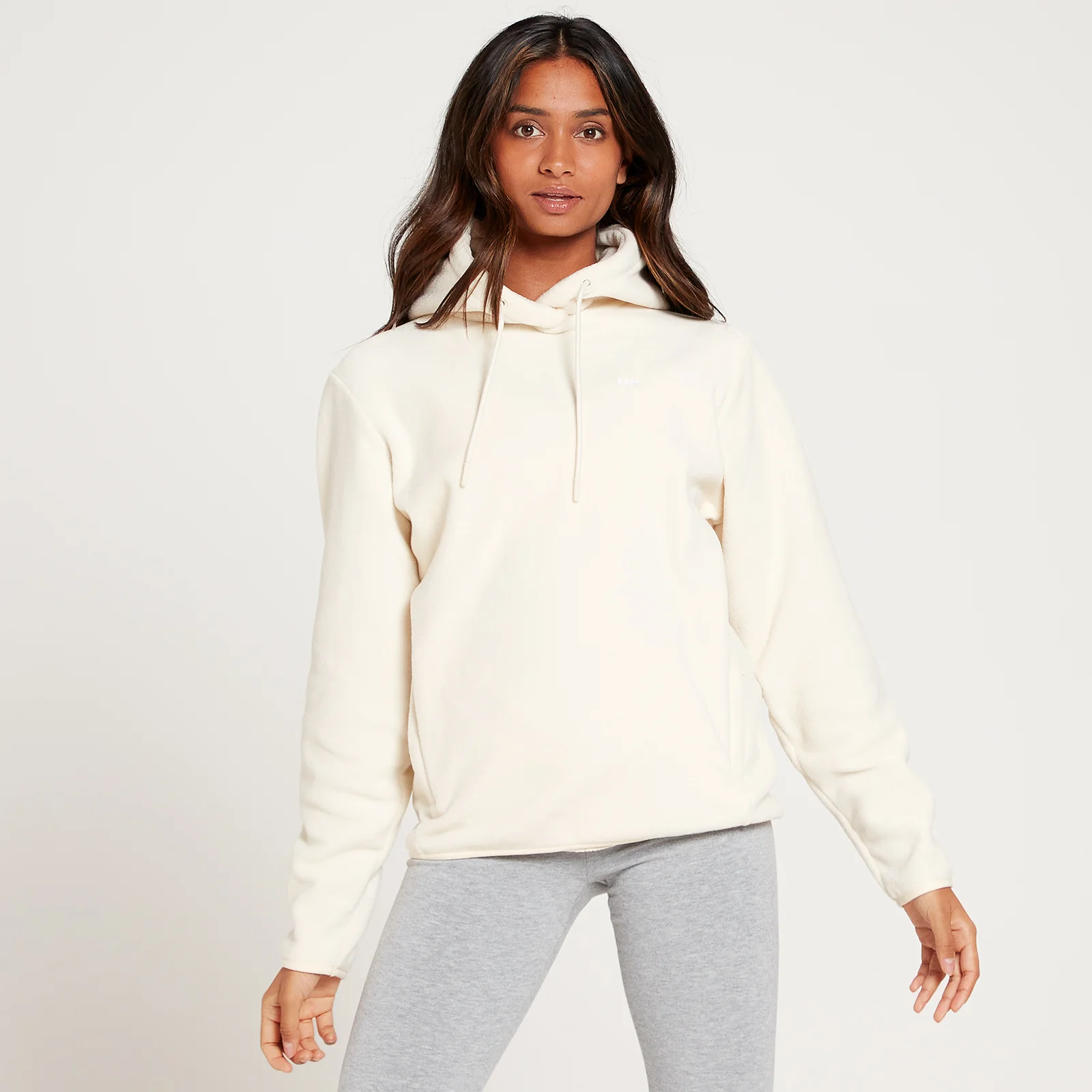 MP Women's Fleece Overhead Hoodie - Ecru - XXS Bilde 1