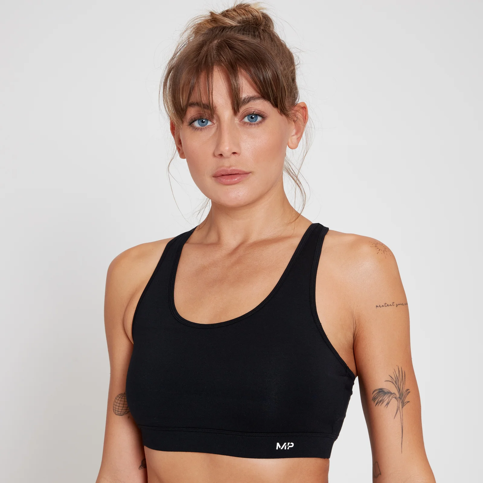 MP Women's Cotton Bralette - Black - XS Bilde 1
