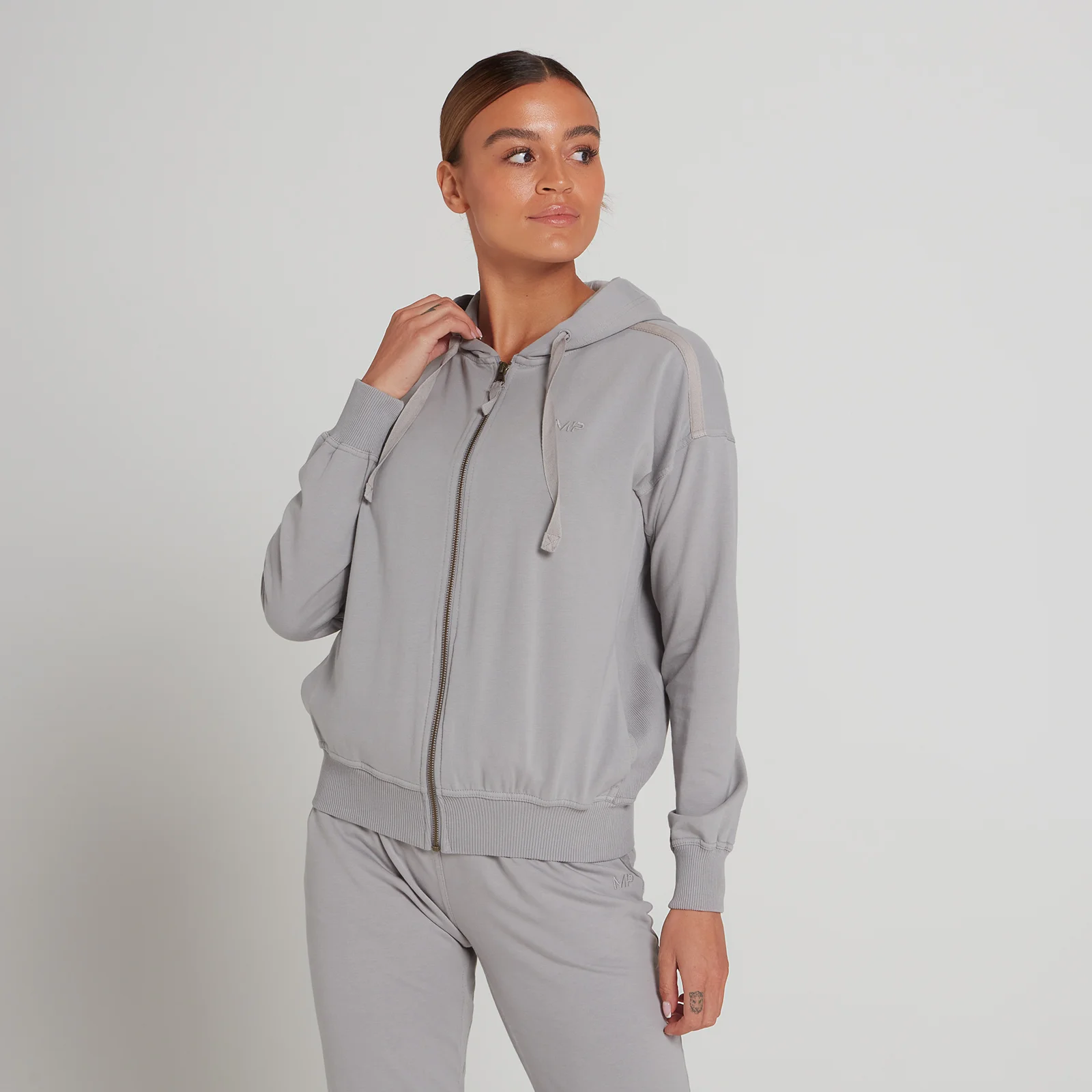 MP Women's Training Zip Through Hoodie - Storm - XXS Bilde 1