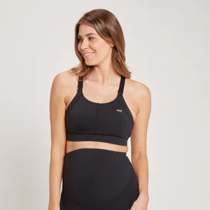 MP Women's Maternity/Nursing Sports Bra - Black - Size XXS