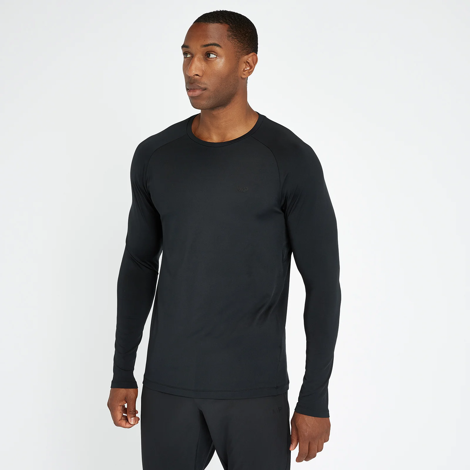 MP Men's Training Ultra Long Sleeve Top - Black - XXS Bilde 1
