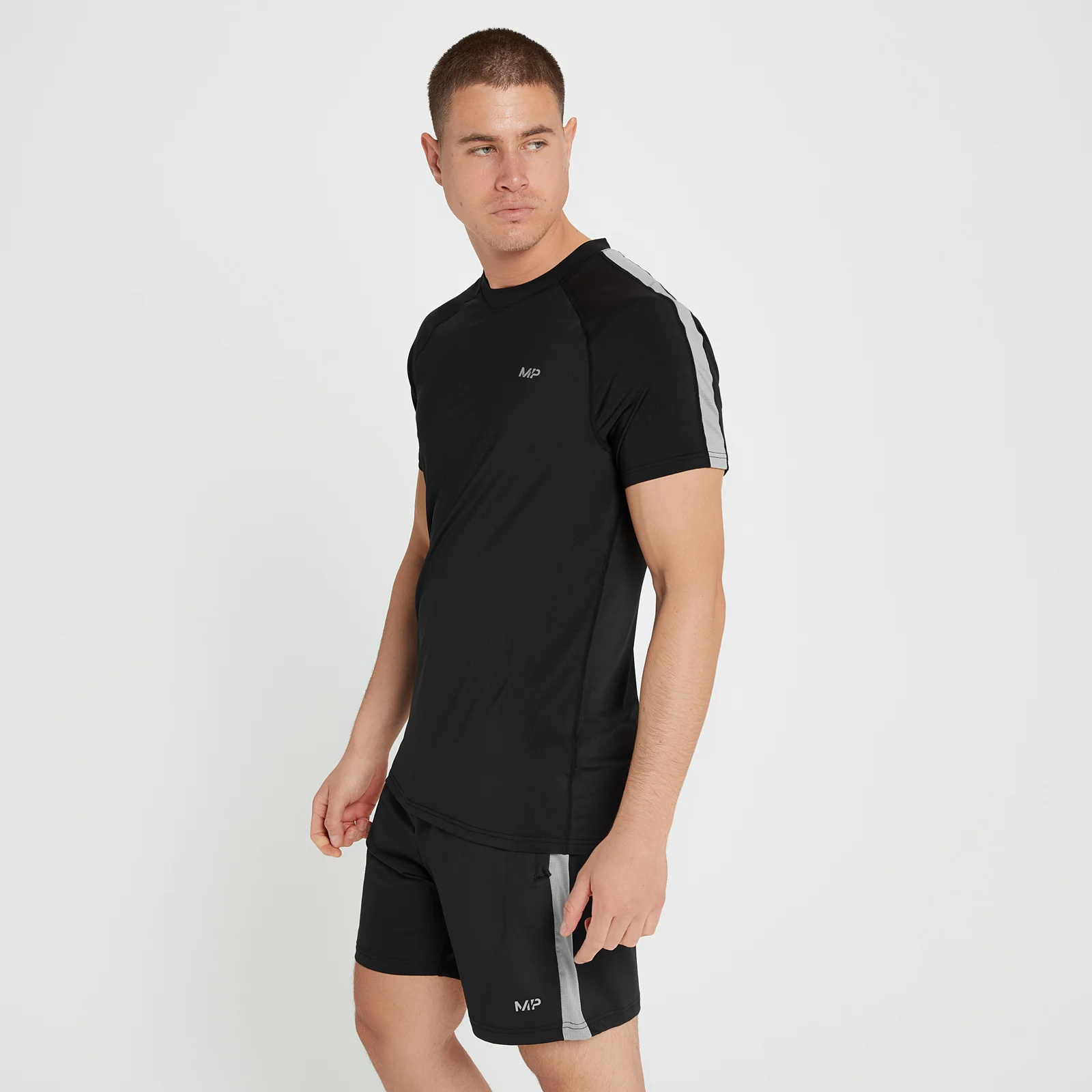 MP Men's Tempo Short Sleeve T-Shirt - Black - XXS Bilde 1