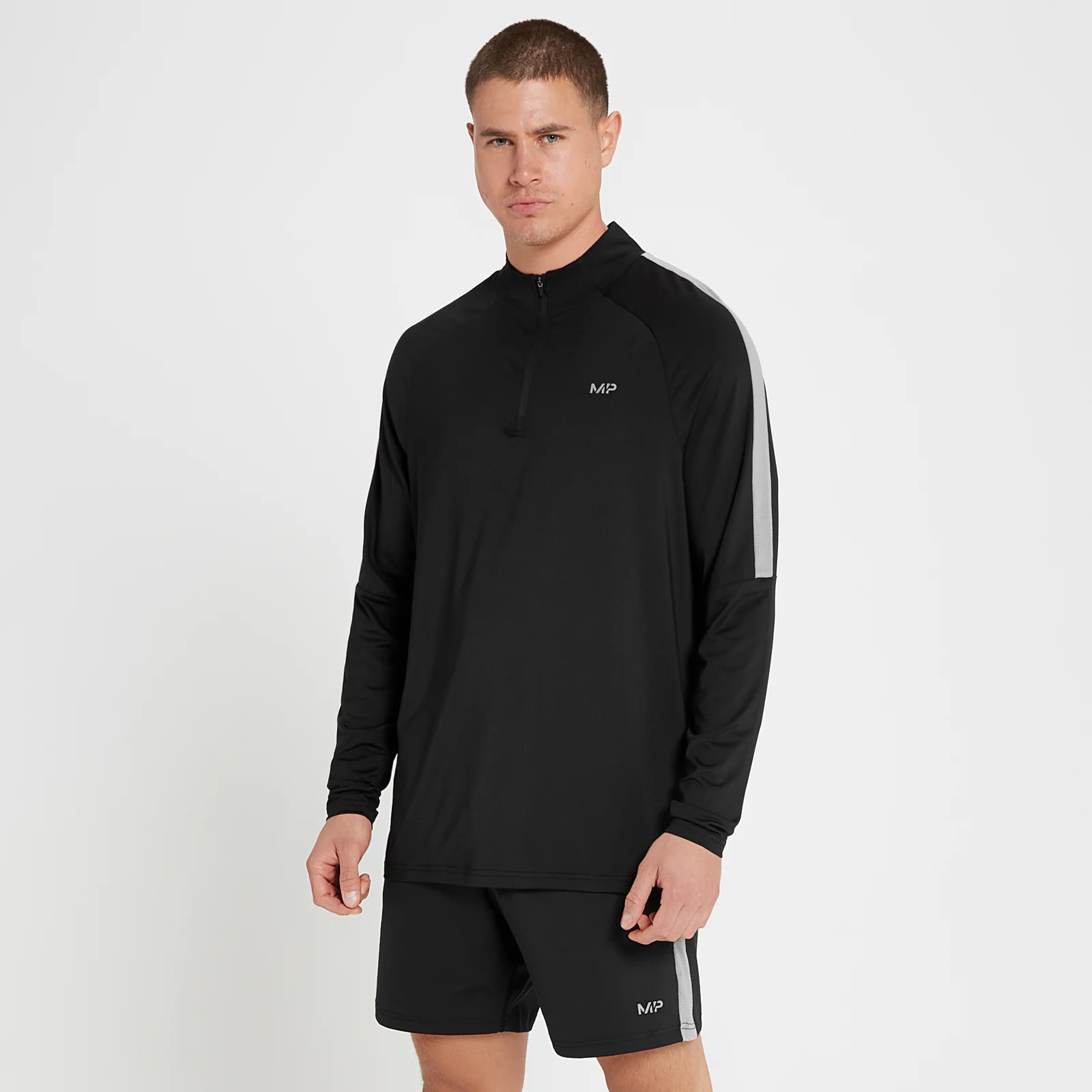 MP Men's Tempo 1/4 Zip - Black - XXS Bilde 1