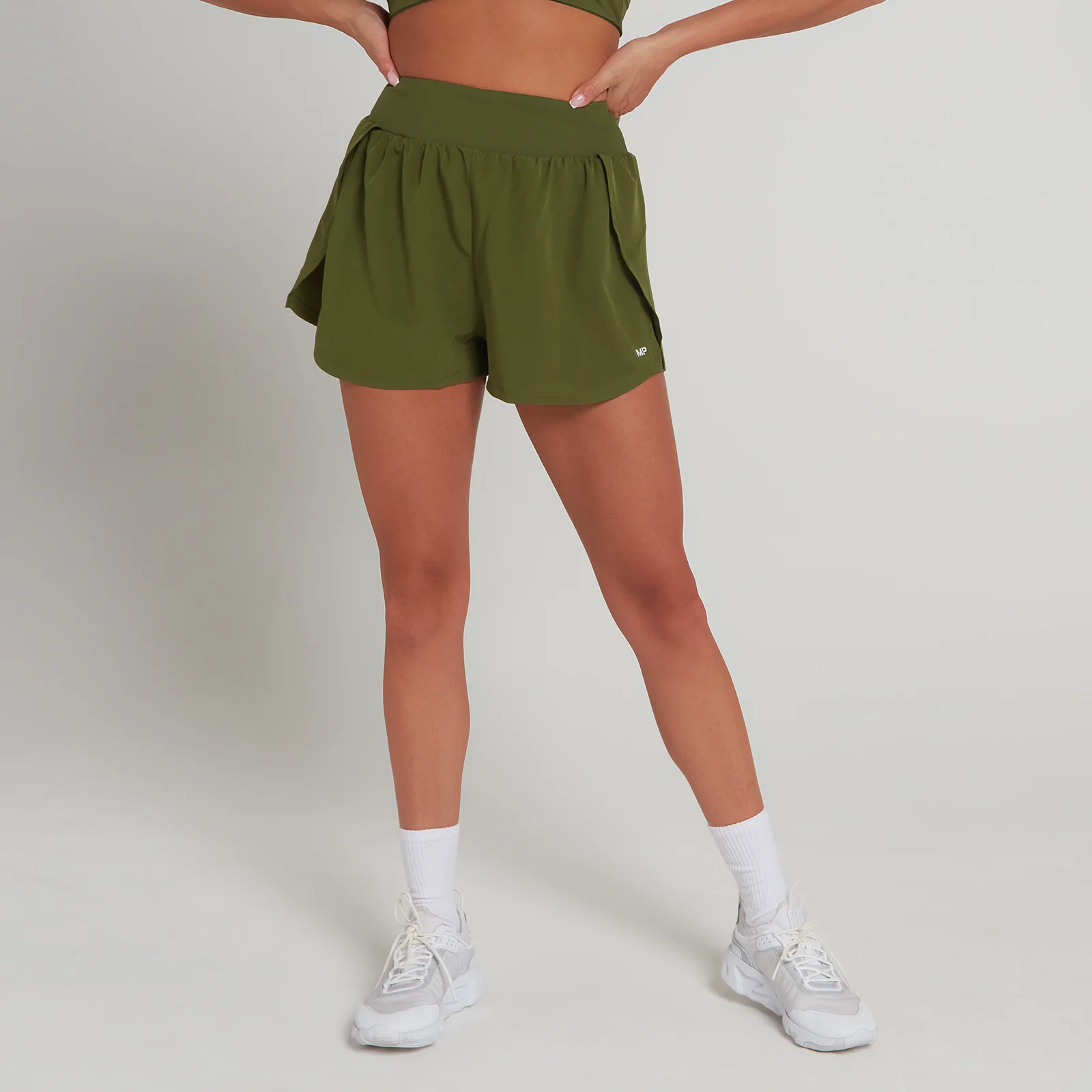 MP Women's Adapt Double Layer Shorts - Leaf Green - XXS Bilde 1