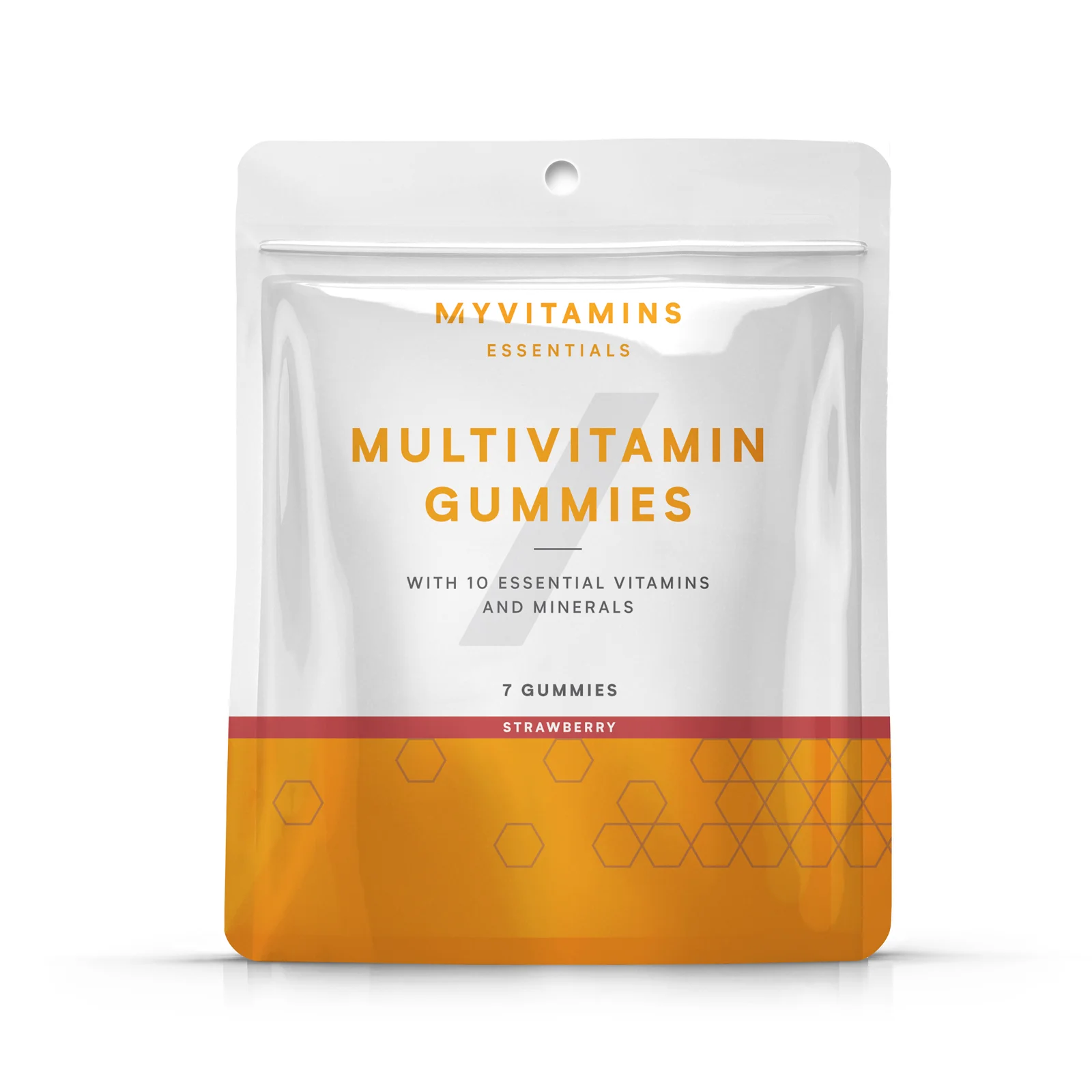 Myvitamins Multivitamin Gummy Sample Pouch - 7gummies - Jordbær Bilde 1