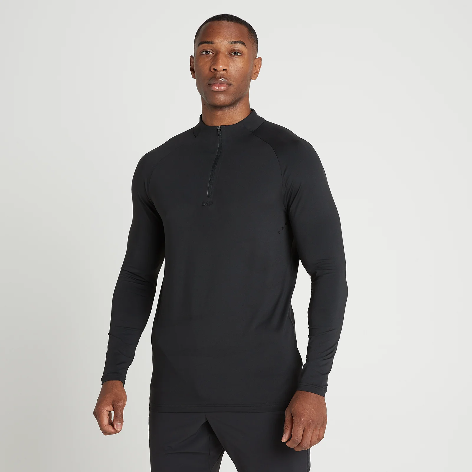 MP Men's Tempo Ultra 1/4 Zip - Black - XXS Bilde 1
