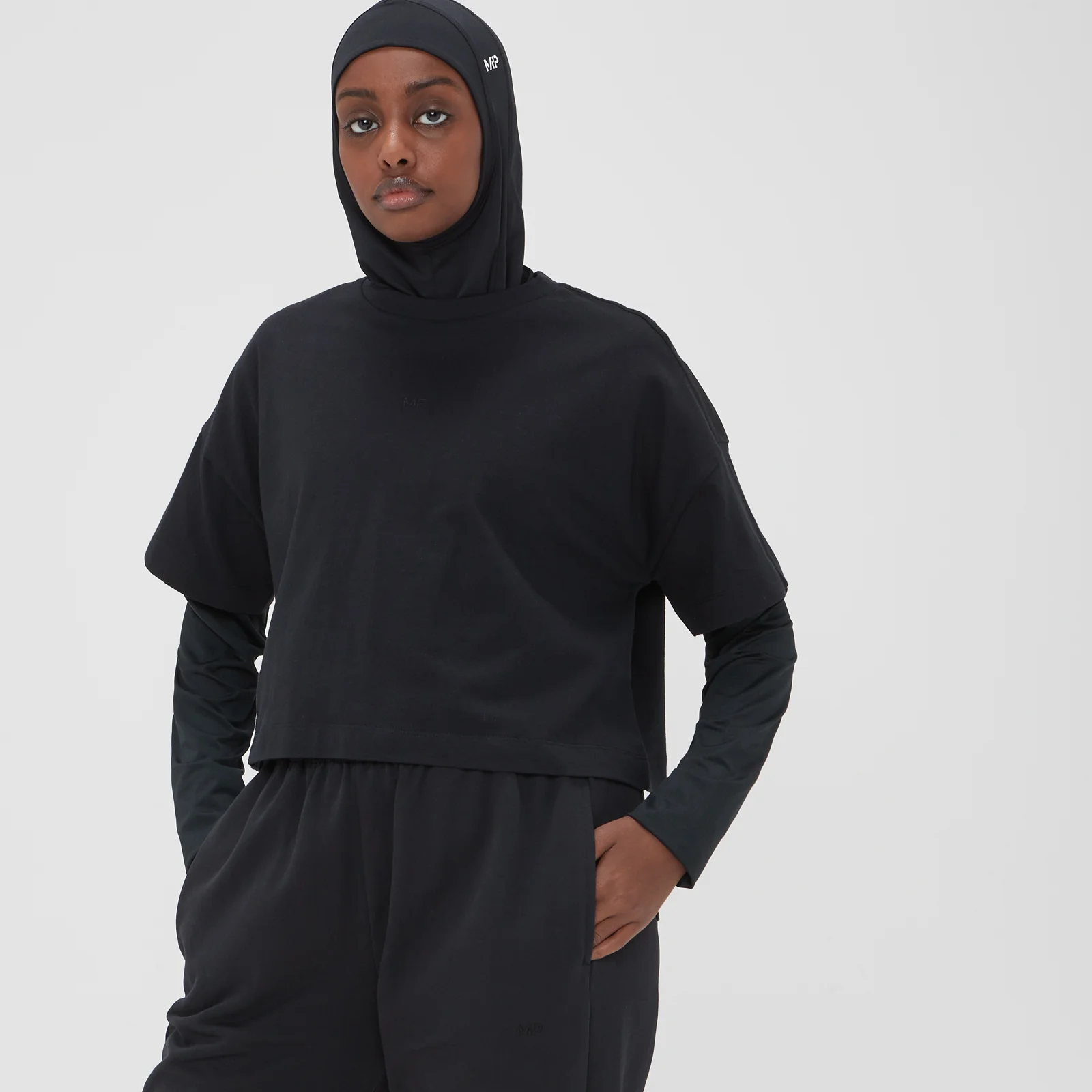 MP Adapt kort t-skjorte for damer – Black - XXS Bilde 1