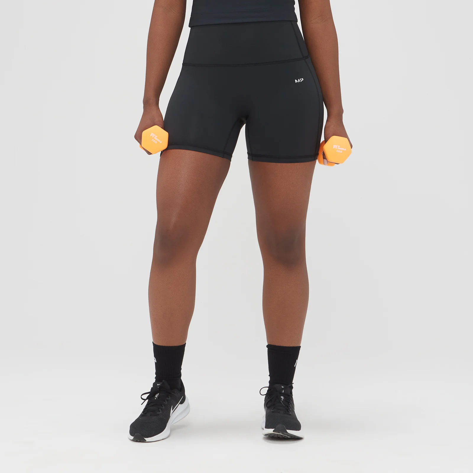 MP Adapt sømløs booty-shorts for damer – Black - XXS Bilde 1