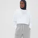 MP Composure kort sweatshirt for damer – White