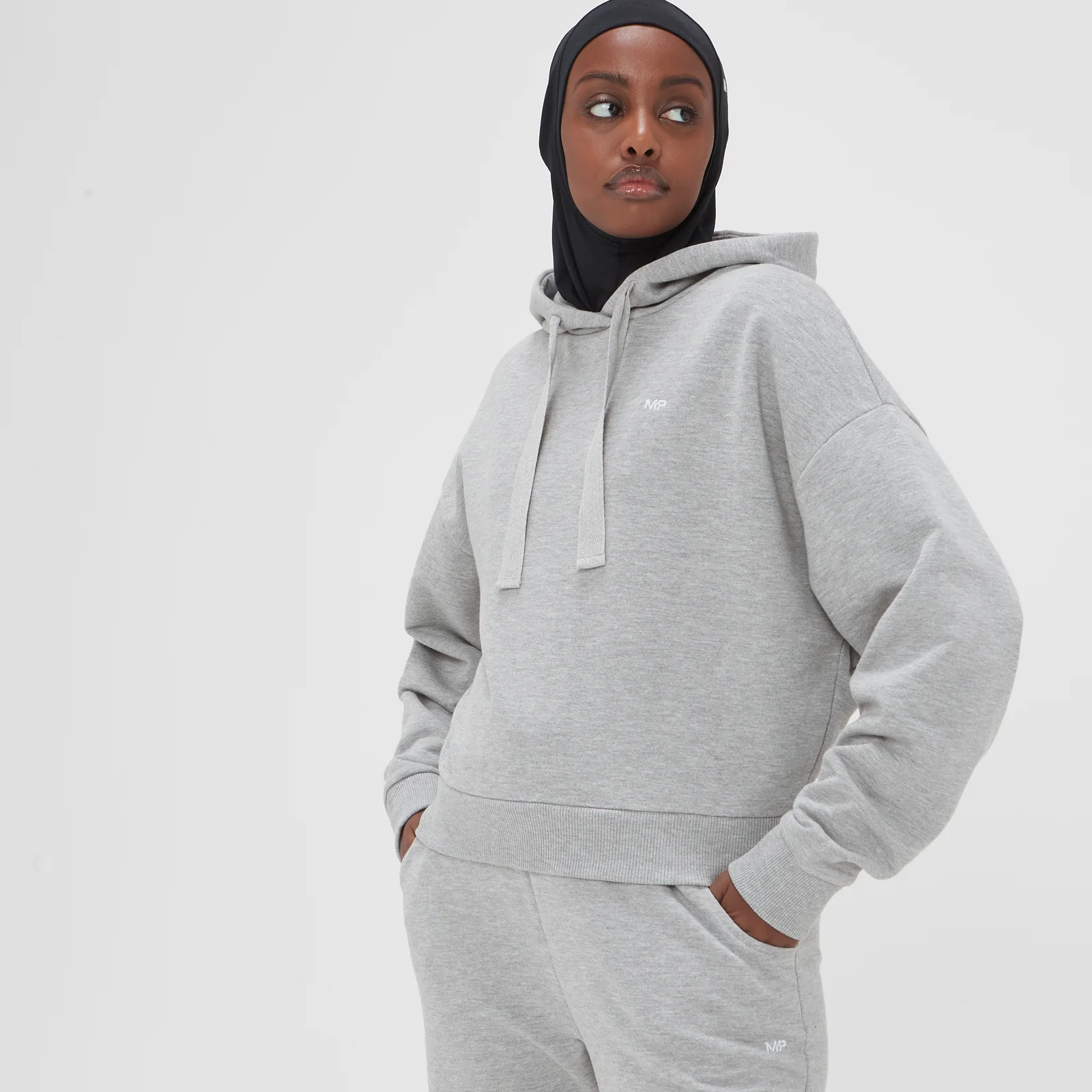 MP Composure hettegenser for damer – Grey Marl - XXS Bilde 1