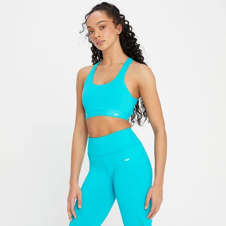 MP Women's Power sports-BH med kryssrygg – Blue Lagoon