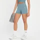MP Women's Power booty-shorts – Pebble Blue