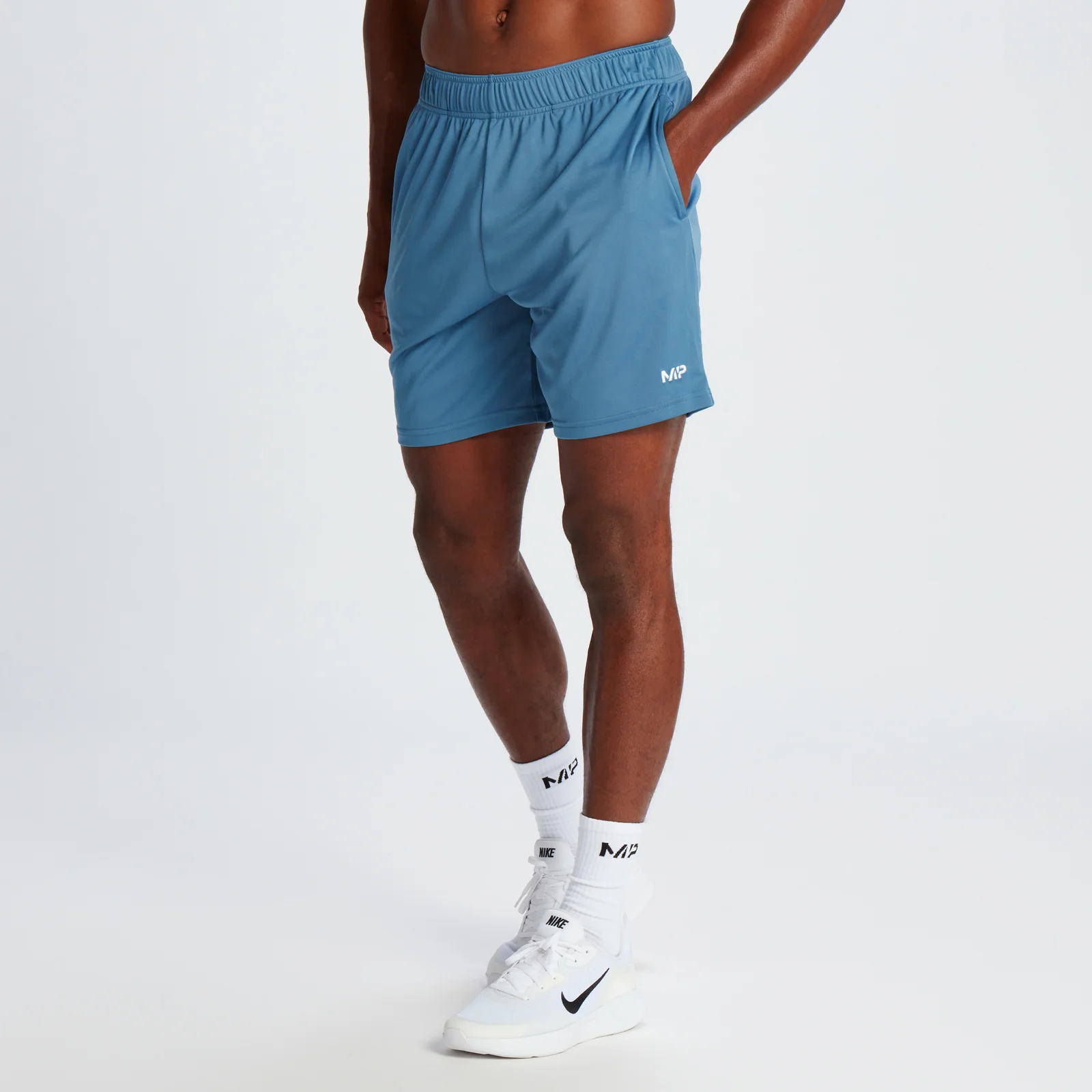 MP Men's Lightweight Jersey Training Shorts - Graphite Blue - XS Bilde 1