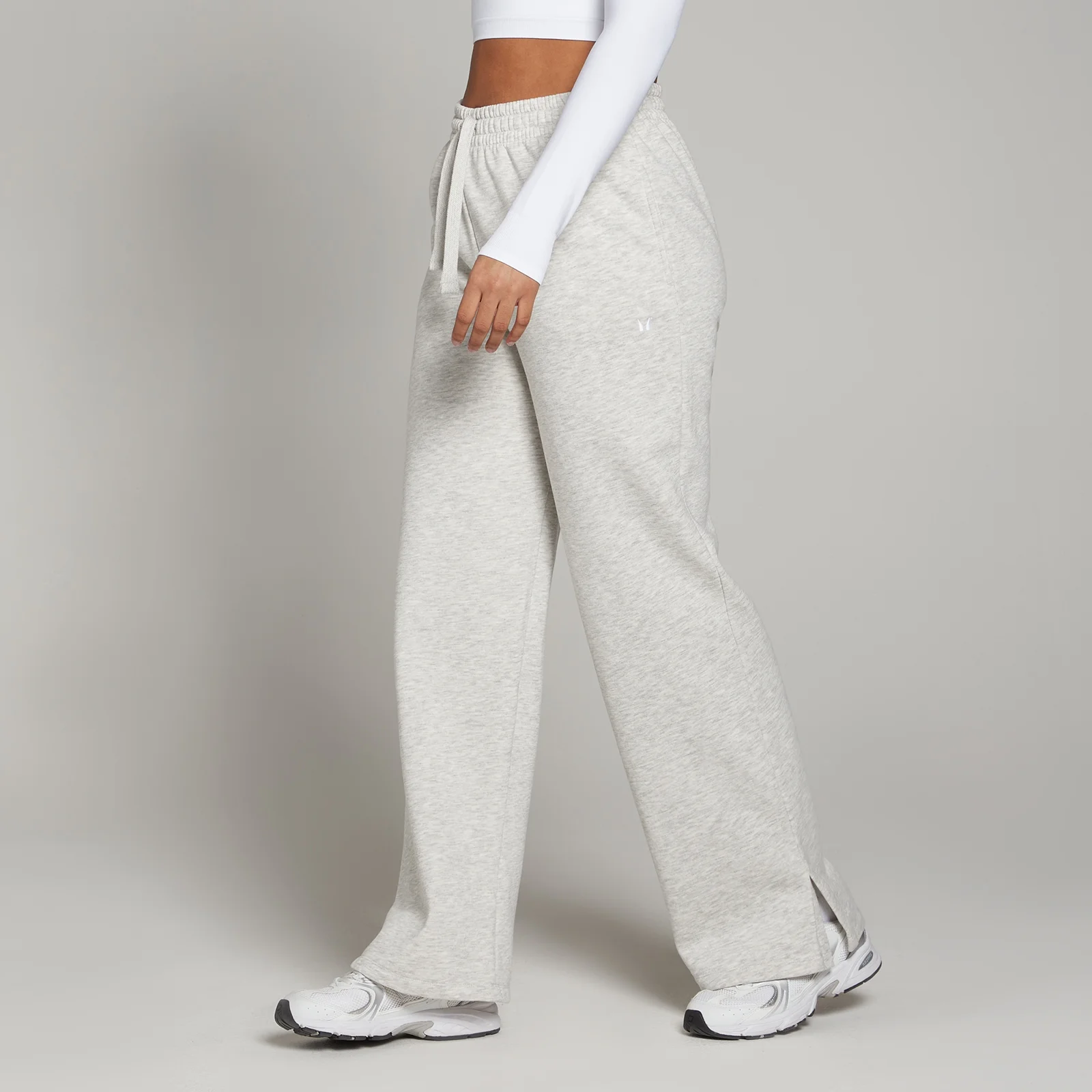MP Women's Basics Straight Leg Joggers - Light Grey Marl - L Bilde 1