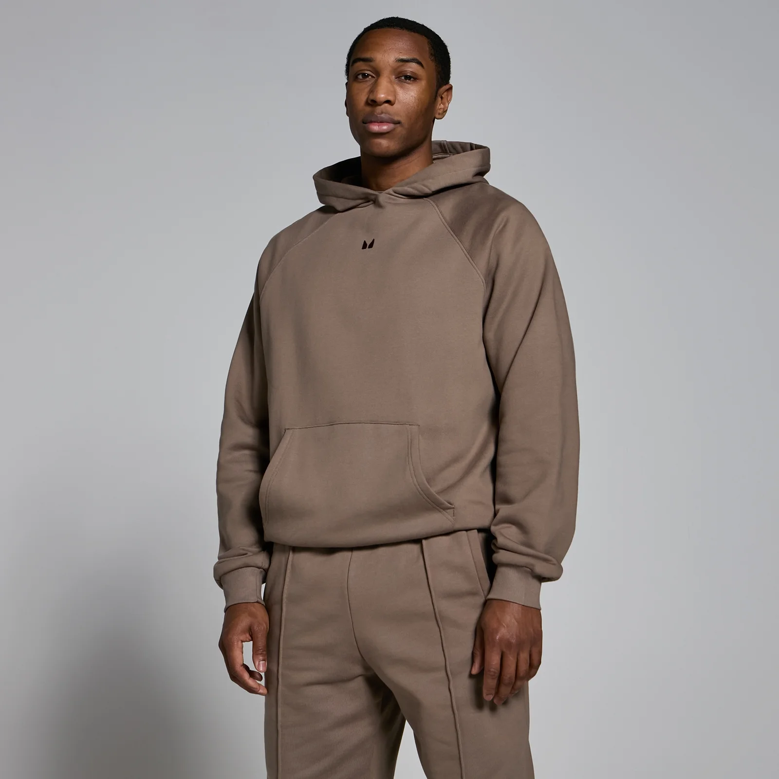 MP Men's Lifestyle Heavyweight Hoodie - Soft Brown - XS Bilde 1