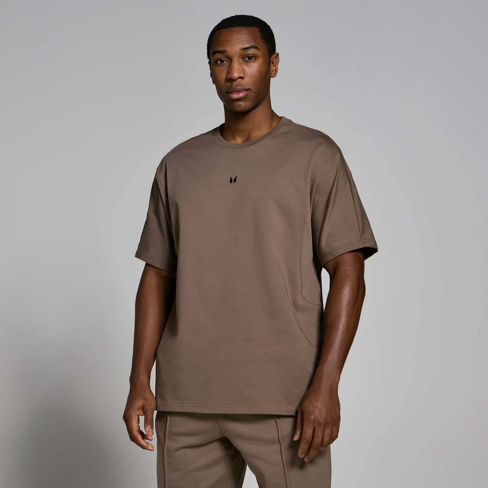 MP Men's Lifestyle Heavyweight Oversized T-Shirt - Soft Brown - XS Bilde 1