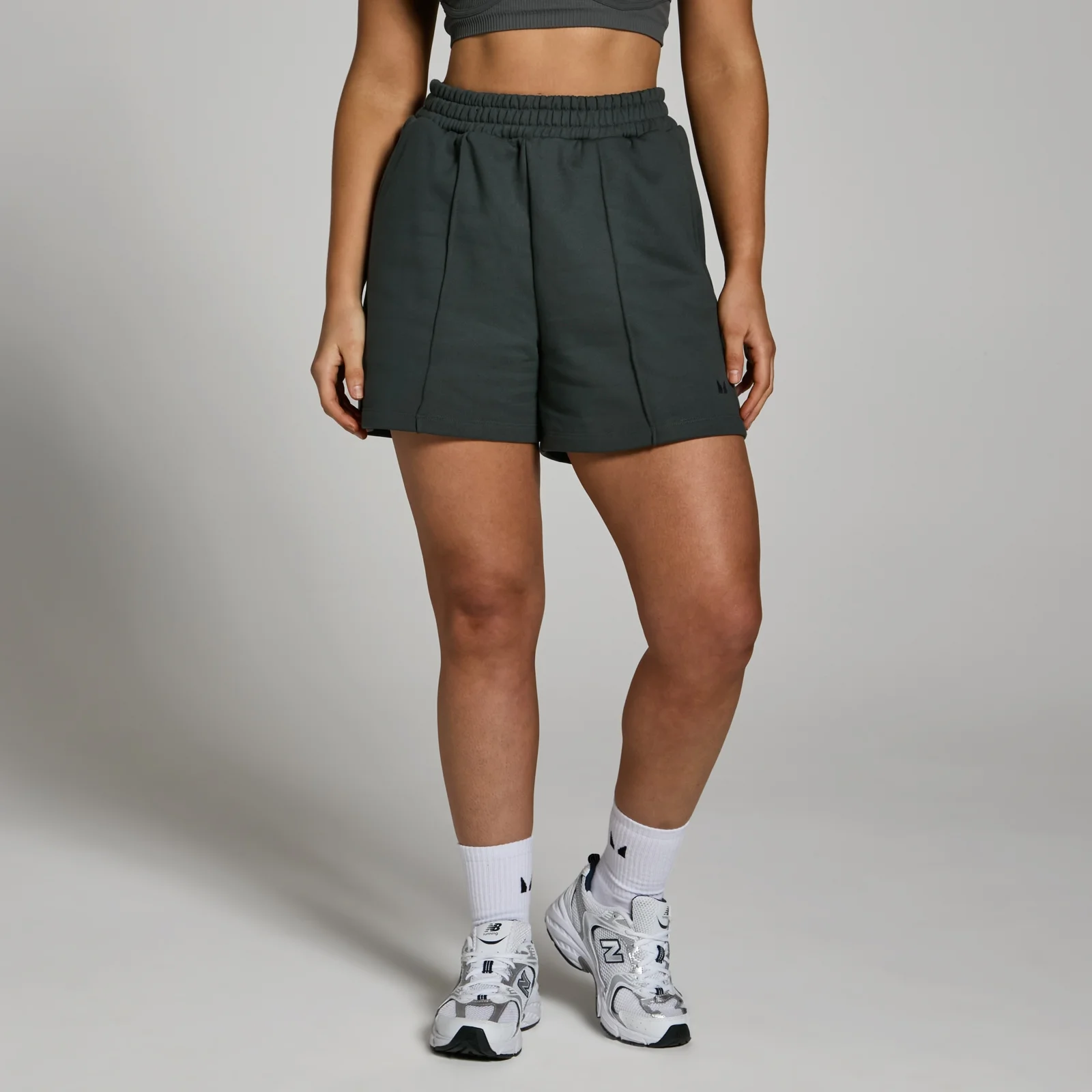 MP Women's Lifestyle Heavyweight Sweat Shorts - Dark Shadow - XS Bilde 1