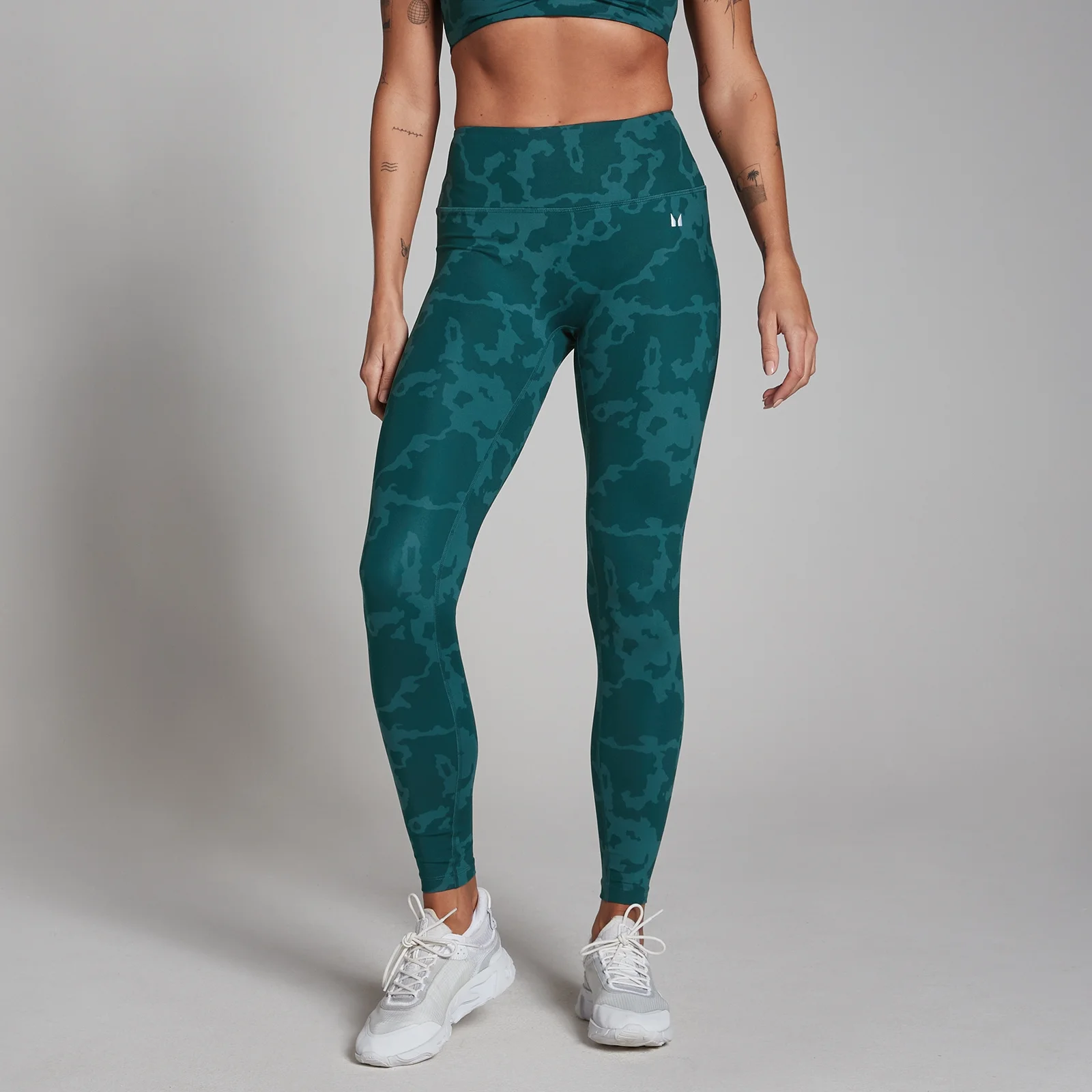 MP Women's Tempo Abstract Leggings - Marine Blue - XS Bilde 1