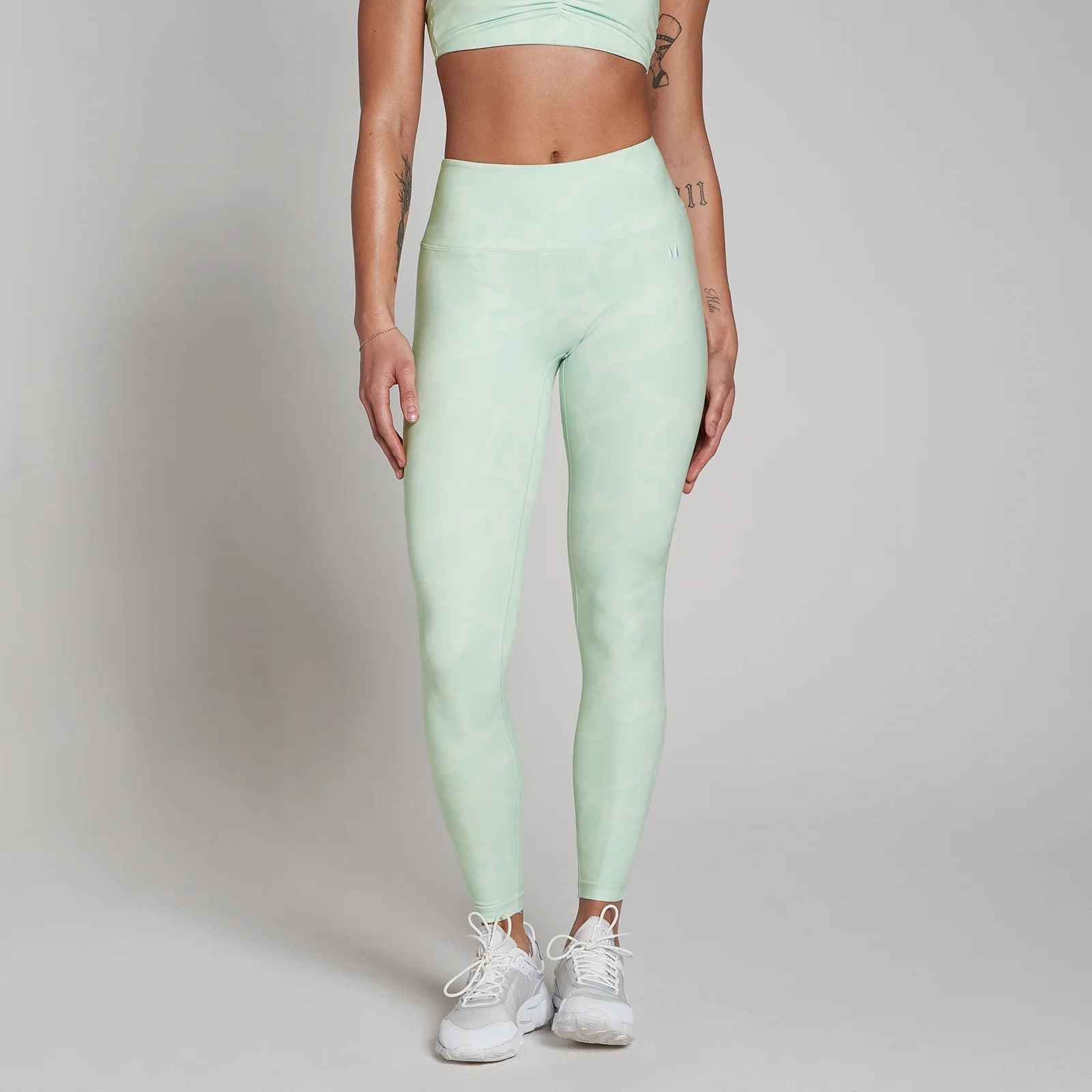 MP Women's Tempo Abstract Leggings - Soft Mint - XS Bilde 1