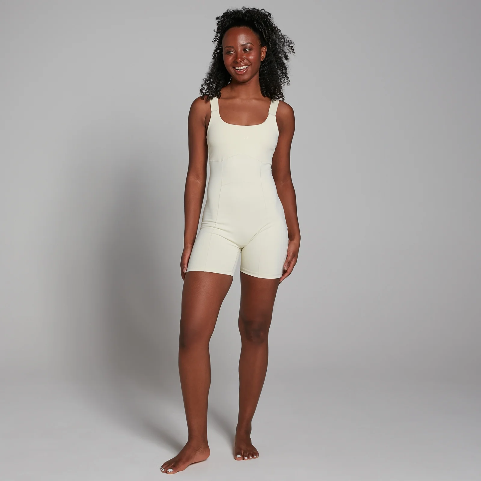 MP Women's Studio Short Bodysuit - Ecru - L Bilde 1